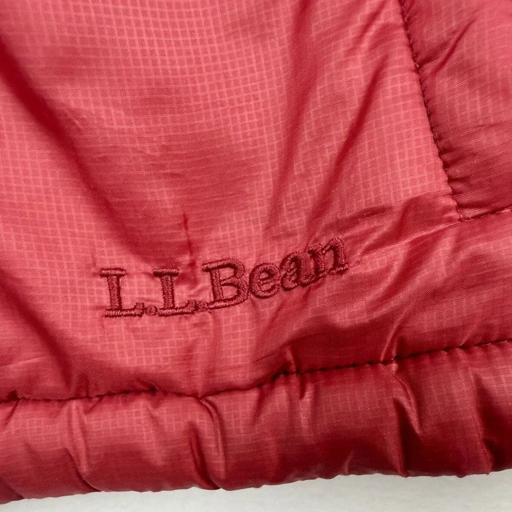 L.L.Bean Primaloft Ripstop‎ Jacket Womens Size S Berry Insulated Featherless